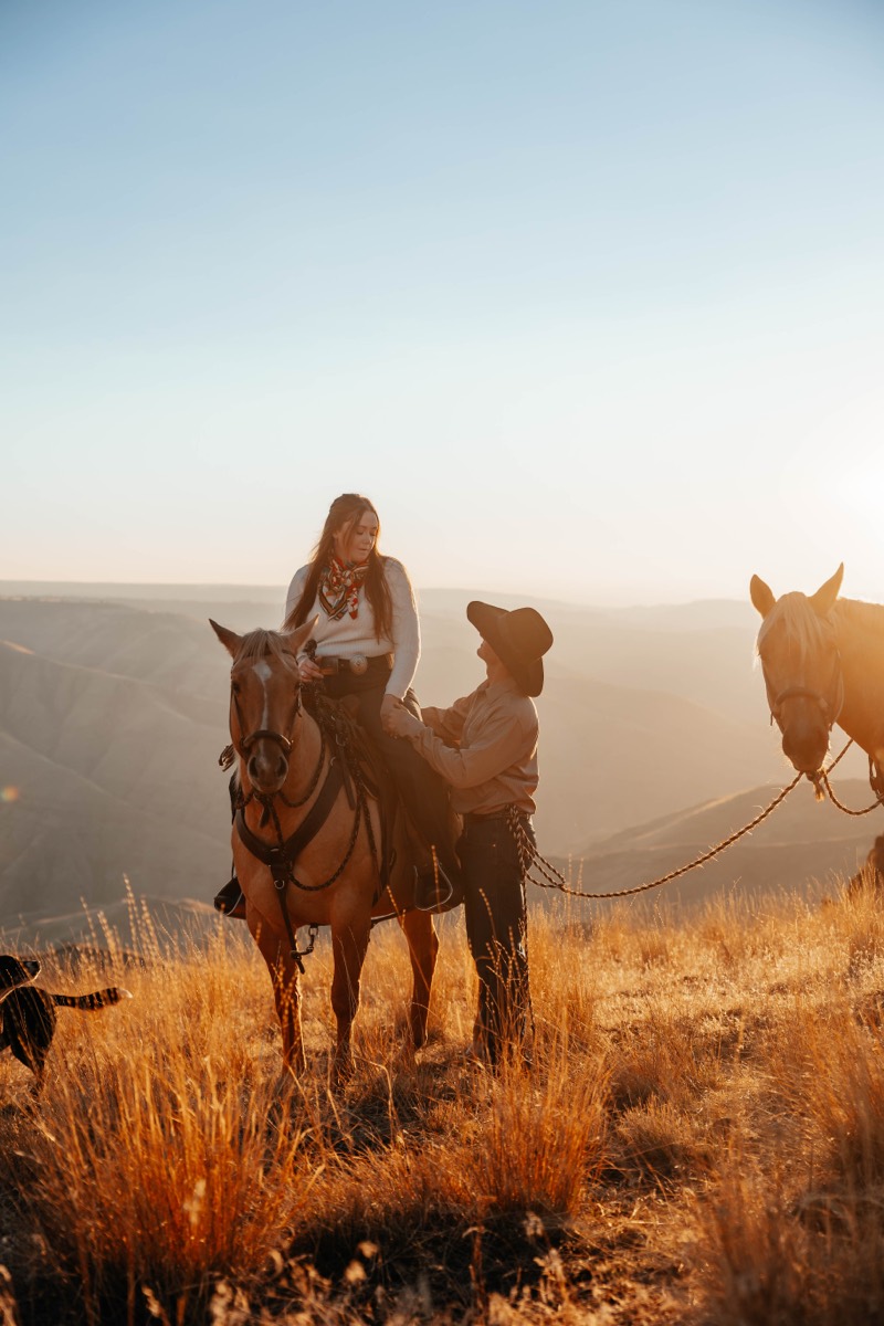 Idaho engagement session by Sage and Spur