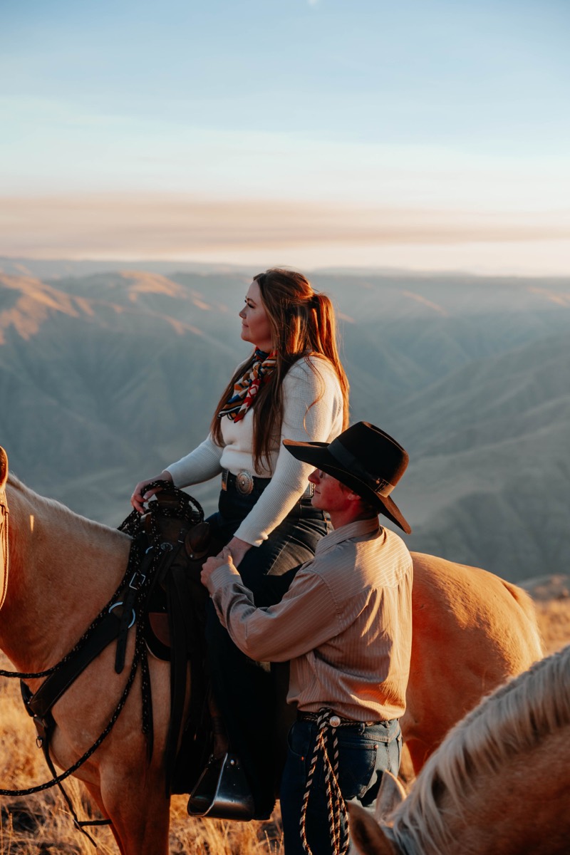 Idaho engagement session by Sage and Spur