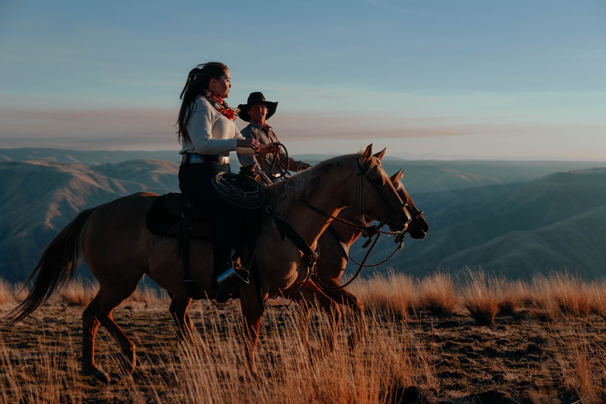 Idaho engagement session by Sage and Spur