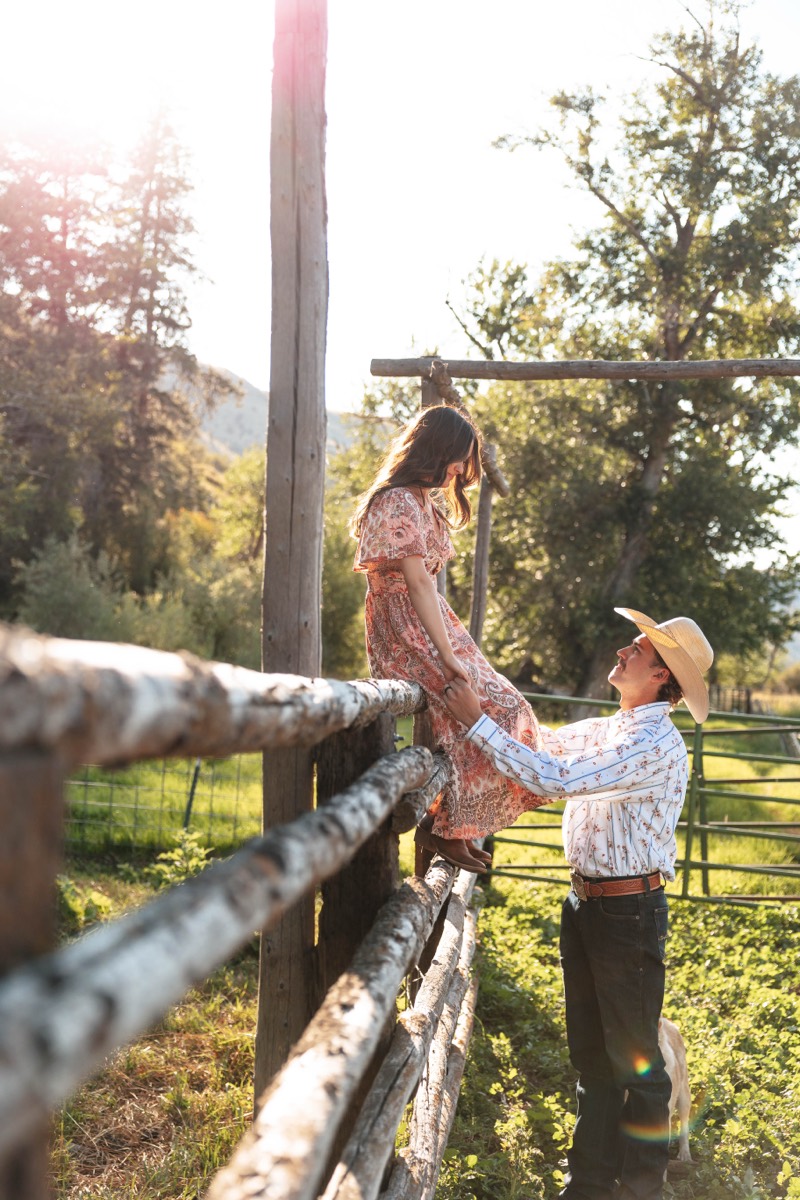 Idaho engagement session by Sage and Spur