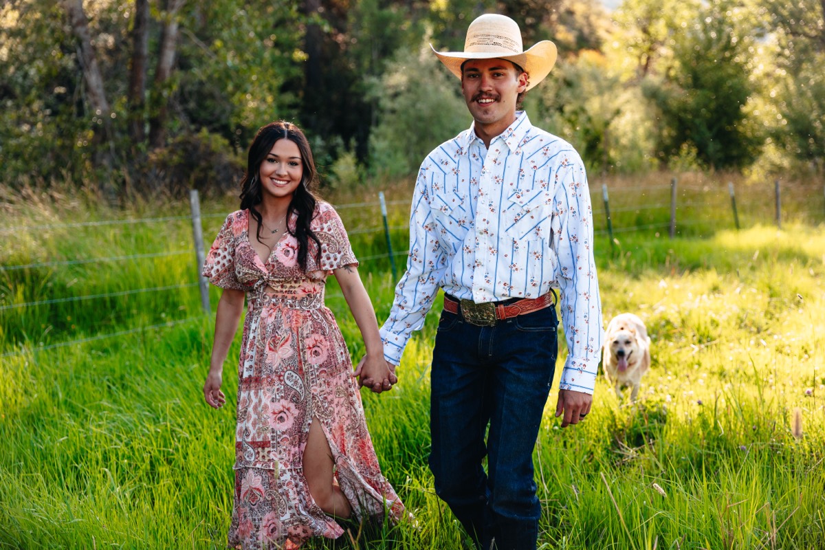 Idaho engagement session by Sage and Spur