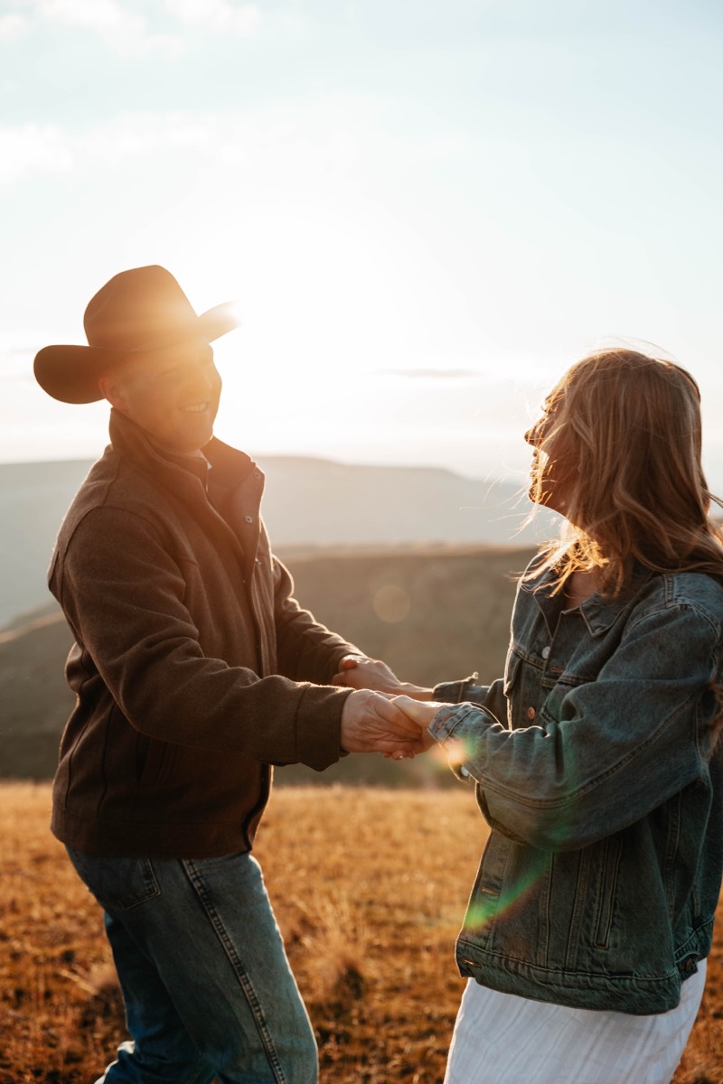 Idaho engagement session by Sage and Spur