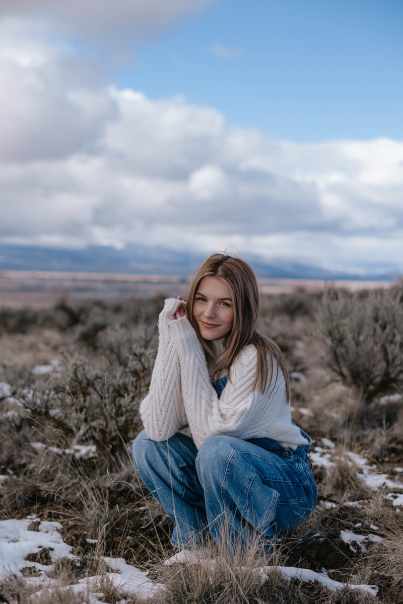 Idaho senior portrait by Sage and Spur