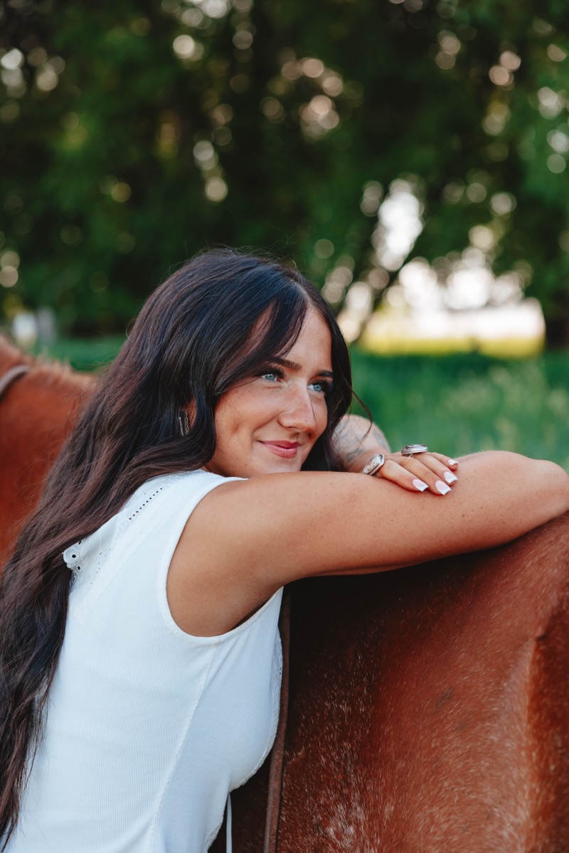 Idaho senior portrait by Sage and Spur