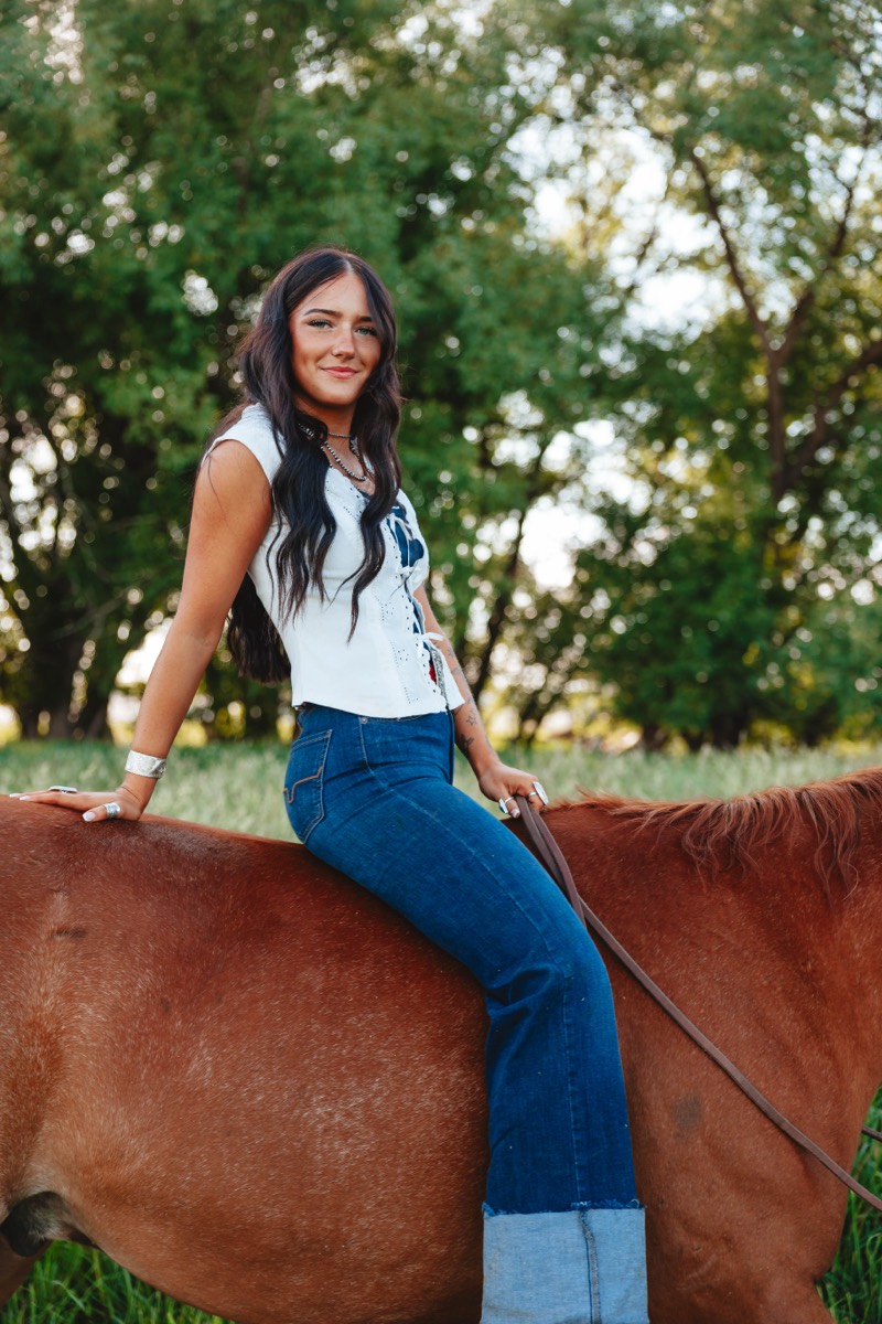 Idaho senior portrait by Sage and Spur