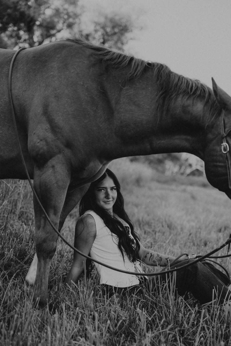 Idaho senior portrait by Sage and Spur