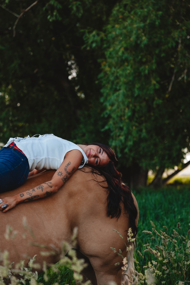 Idaho senior portrait by Sage and Spur