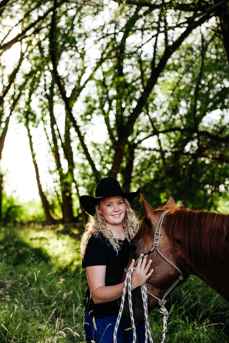 Idaho senior portrait by Sage and Spur