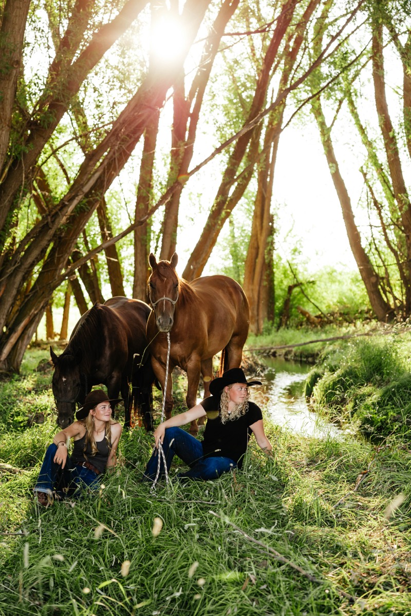 Idaho senior portrait by Sage and Spur