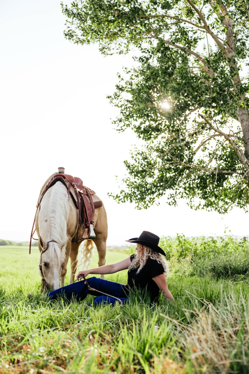 Idaho senior portrait by Sage and Spur