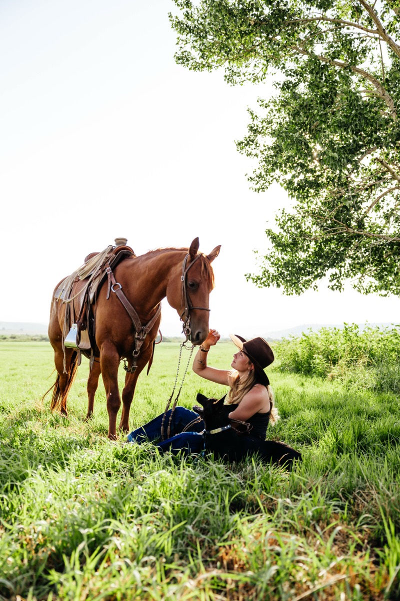 Idaho senior portrait by Sage and Spur
