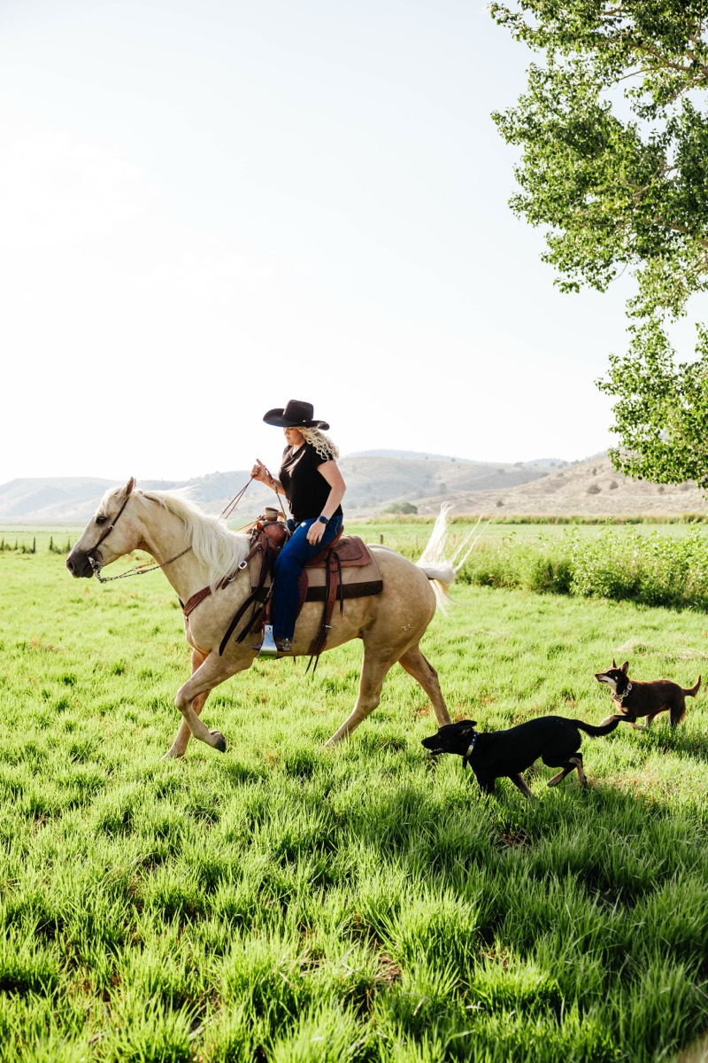 Idaho senior portrait by Sage and Spur