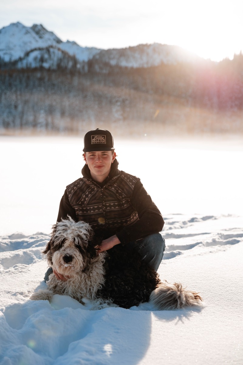Idaho senior portrait by Sage and Spur