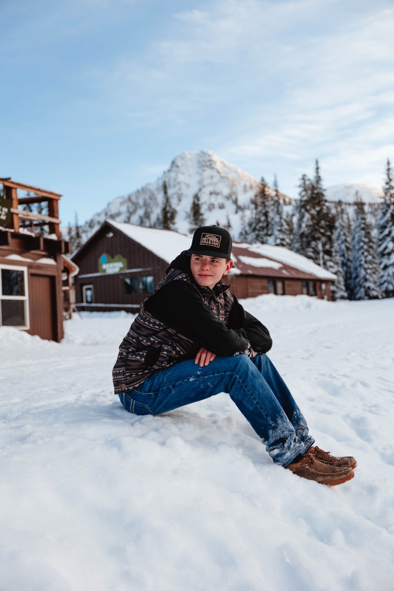 Idaho senior portrait by Sage and Spur