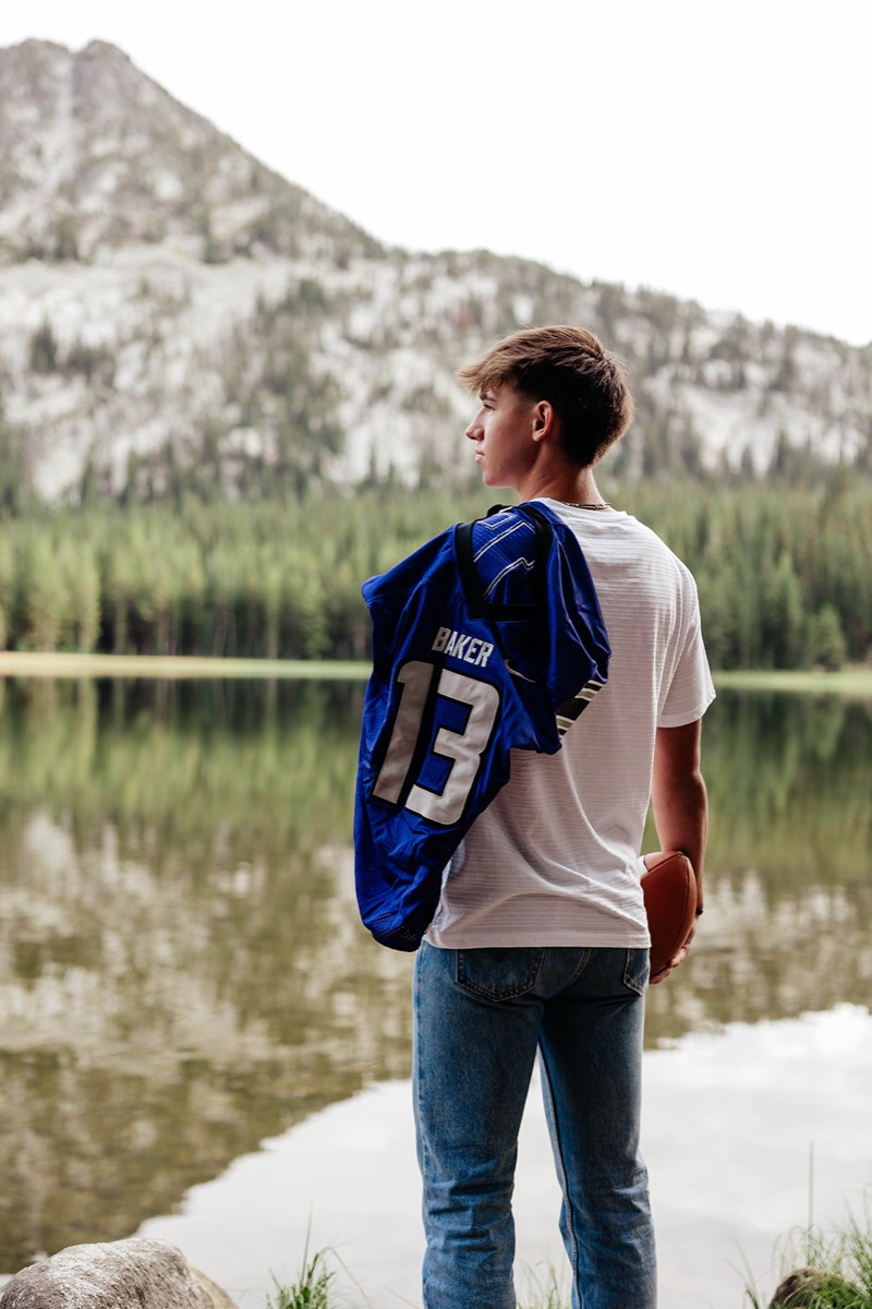 Idaho senior portrait by Sage and Spur