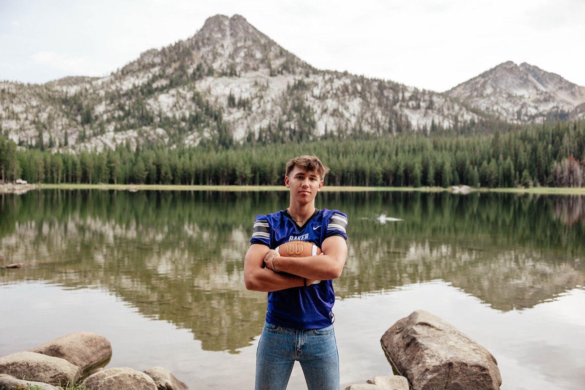 Idaho senior portrait by Sage and Spur