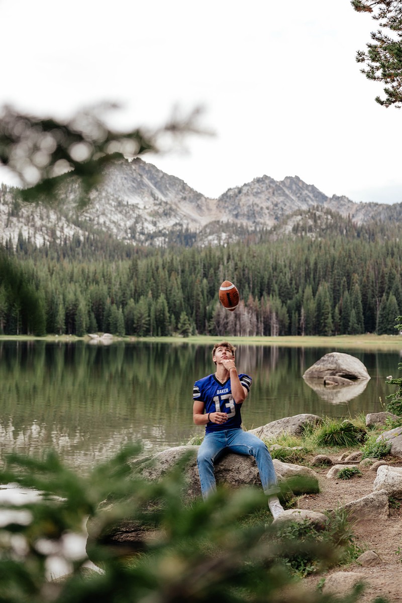 Idaho senior portrait by Sage and Spur
