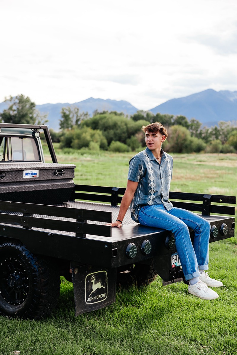 Idaho senior portrait by Sage and Spur