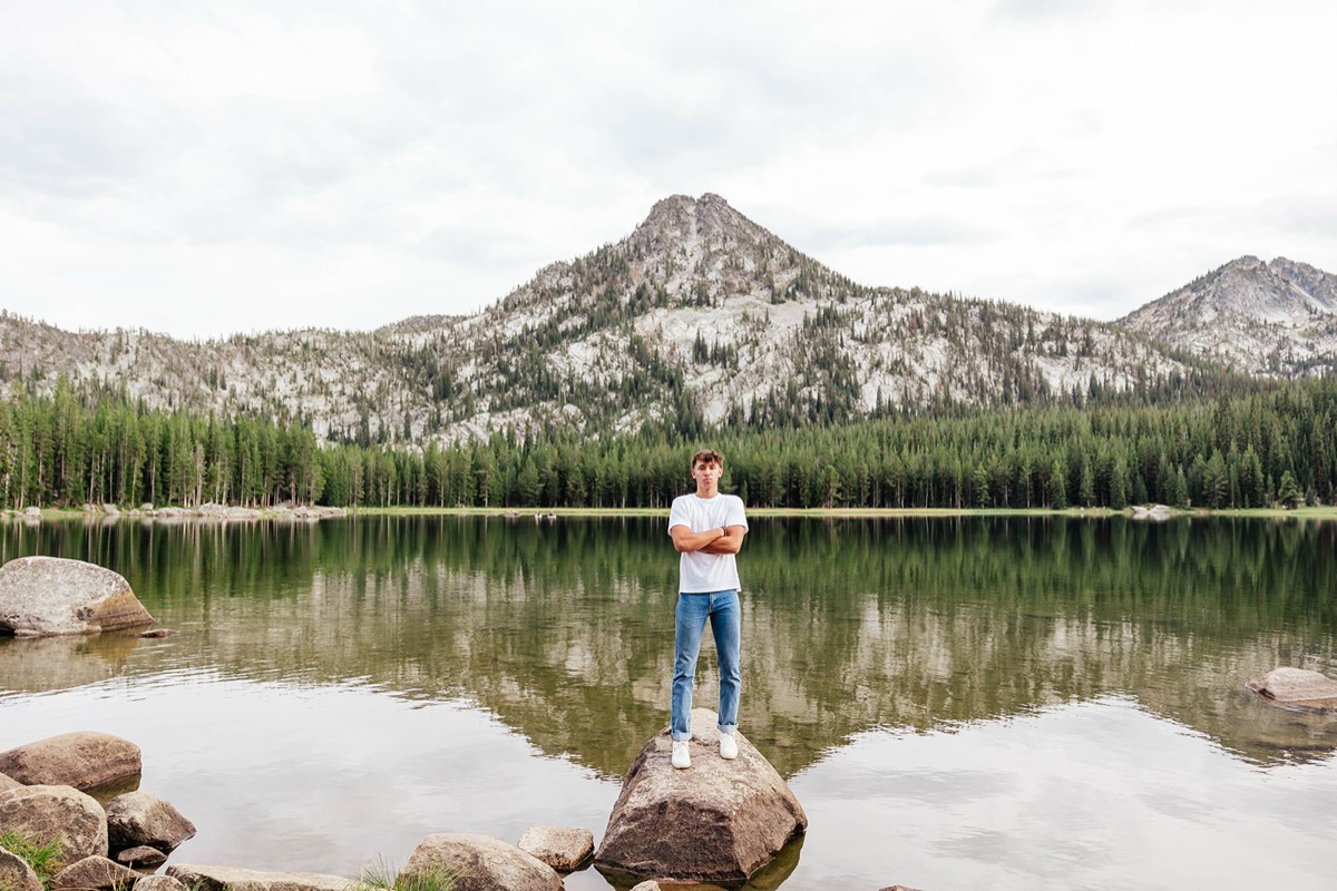 Idaho senior portrait by Sage and Spur