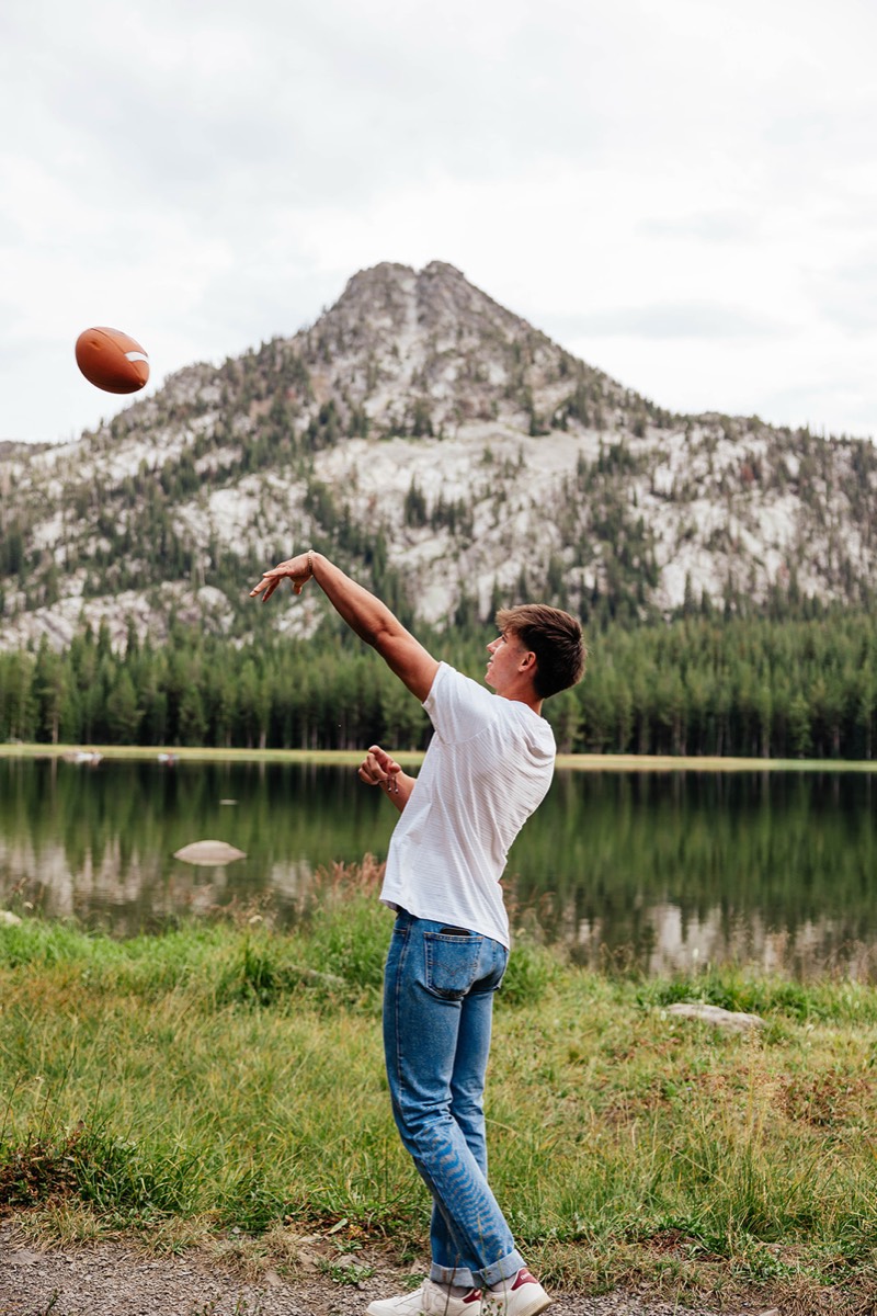 Idaho senior portrait by Sage and Spur