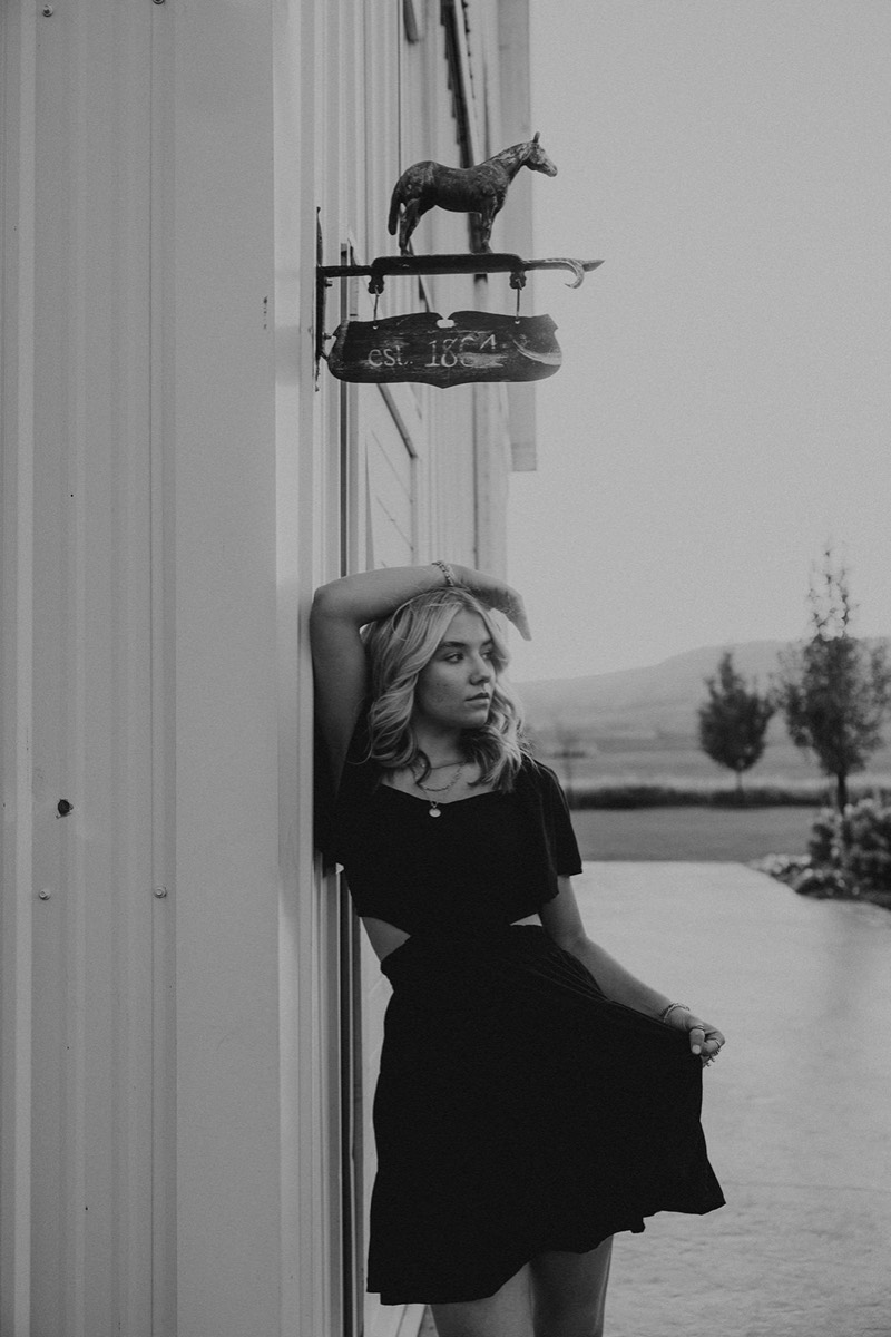 Idaho senior portrait by Sage and Spur