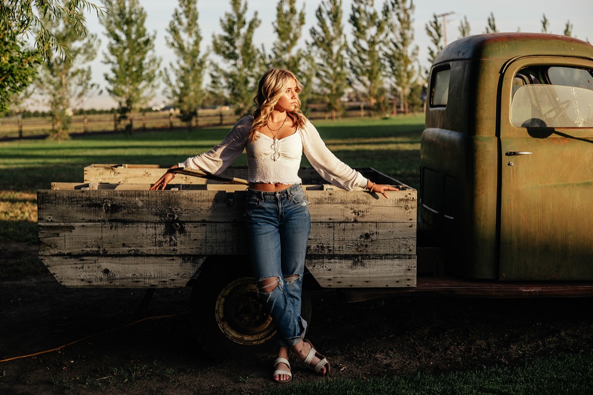 Idaho senior portrait by Sage and Spur