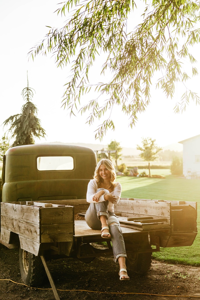 Idaho senior portrait by Sage and Spur