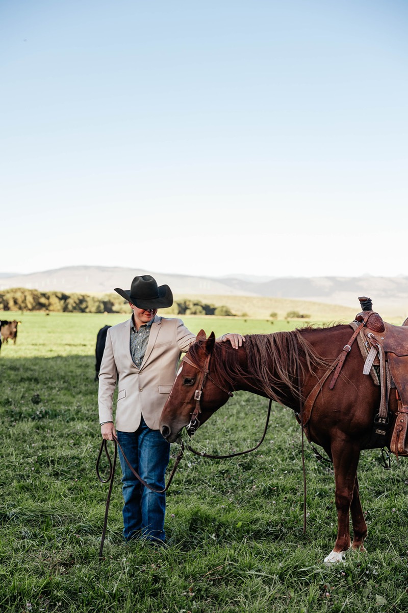 Idaho senior portrait by Sage and Spur