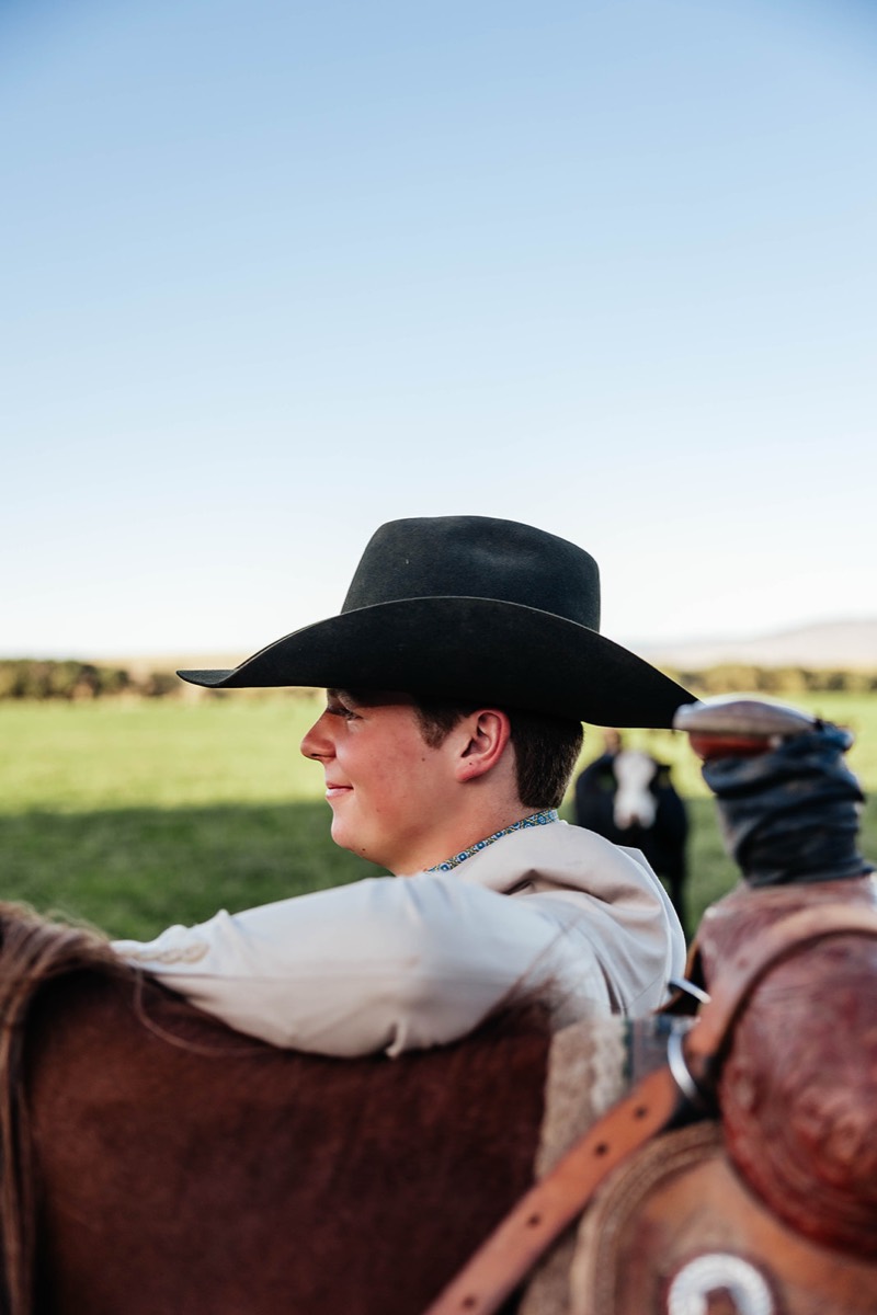 Idaho senior portrait by Sage and Spur