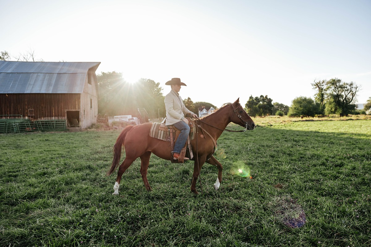 Idaho senior portrait by Sage and Spur