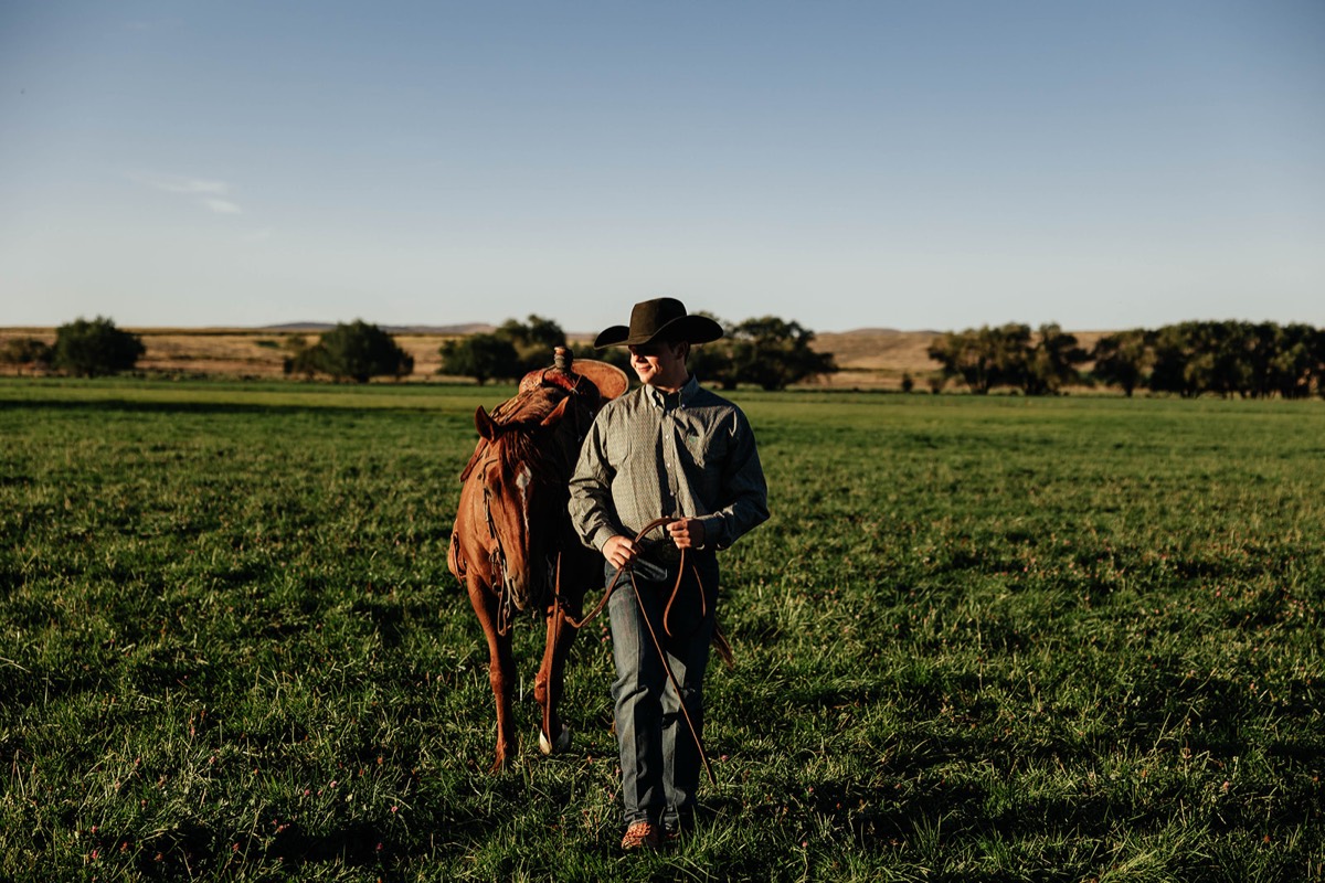 Idaho senior portrait by Sage and Spur