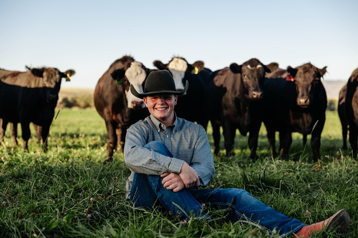 Idaho senior portrait by Sage and Spur