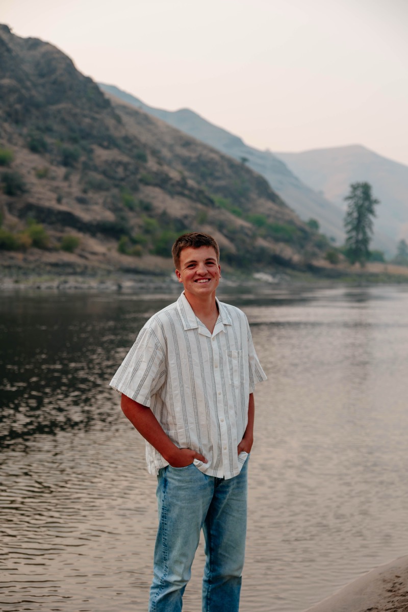 Idaho senior portrait by Sage and Spur