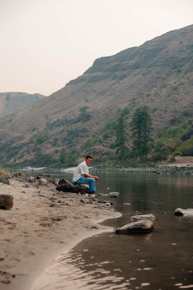 Idaho senior portrait by Sage and Spur