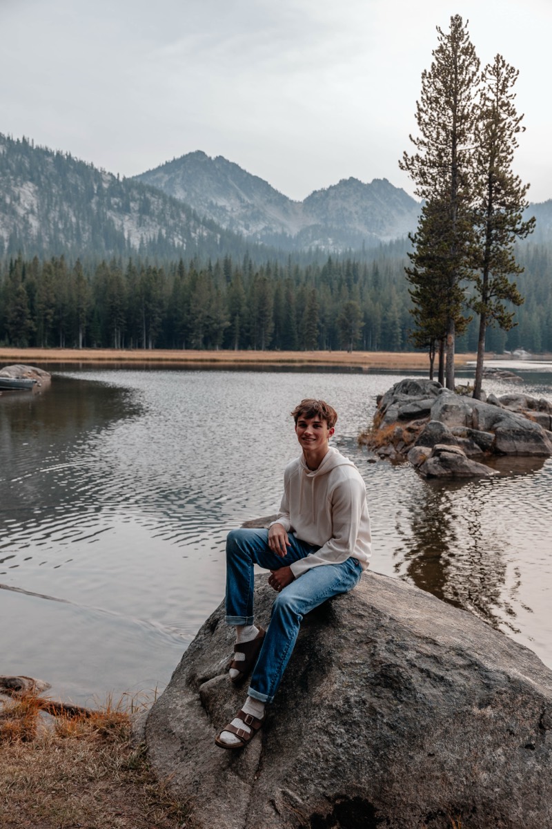 Idaho senior portrait by Sage and Spur