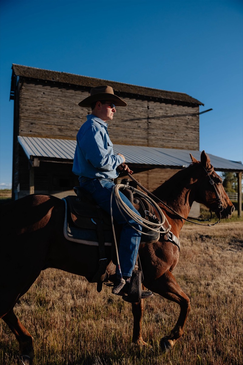 Idaho senior portrait by Sage and Spur