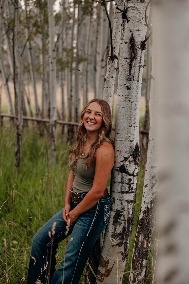 Idaho senior portrait by Sage and Spur