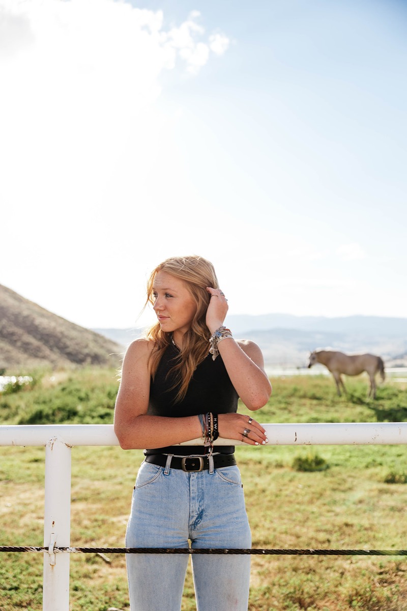 Idaho senior portrait by Sage and Spur