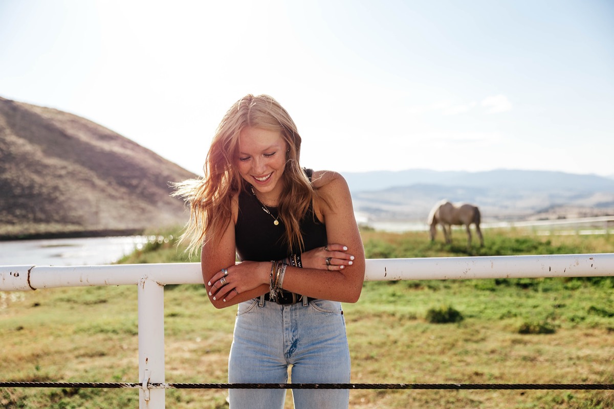 Idaho senior portrait by Sage and Spur